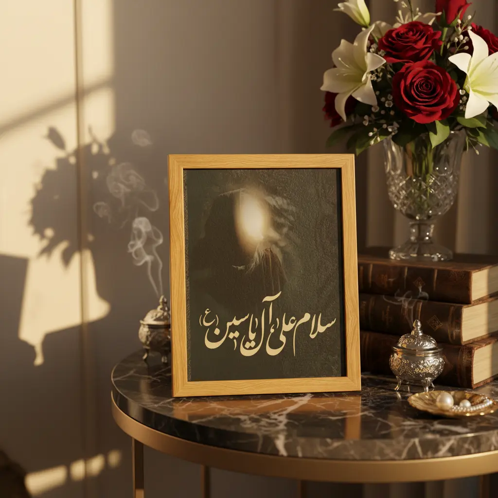 إطار خشبي | سلام على آل ياسين